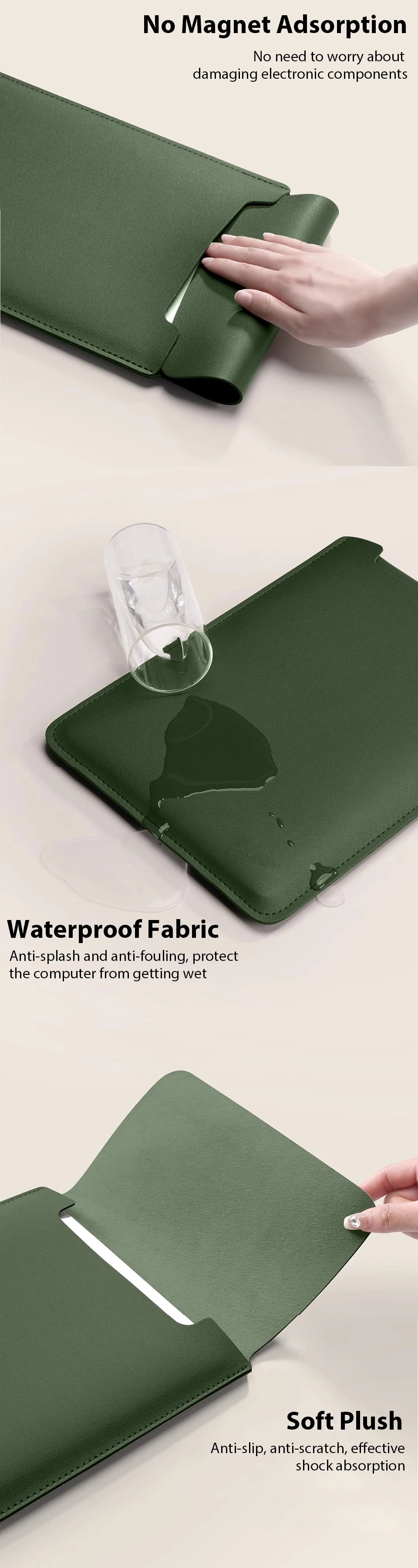 Premium MacBook Sleeve Bag – 11" - 16" - Sleek Protection for Work & Travel