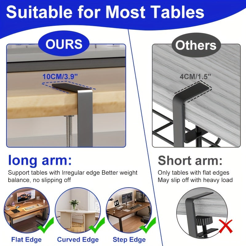 Under-Desk Cable/Cord Management Tray