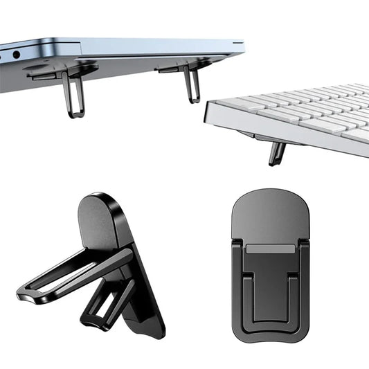 Portable Laptop Stand – Foldable, Adjustable & Invisible Design for MacBook & Notebooks