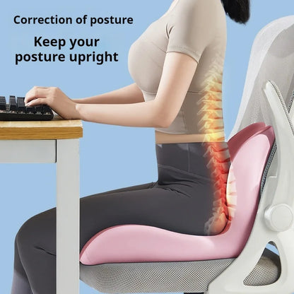 Orthopedic Memory Foam Seat Cushion – Ergonomic "L" Shape for Pain Relief & Comfort