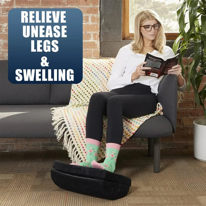 Adjustable Memory Foam Foot Rest – Ergonomic Under-Desk Support for Work, Home & Travel