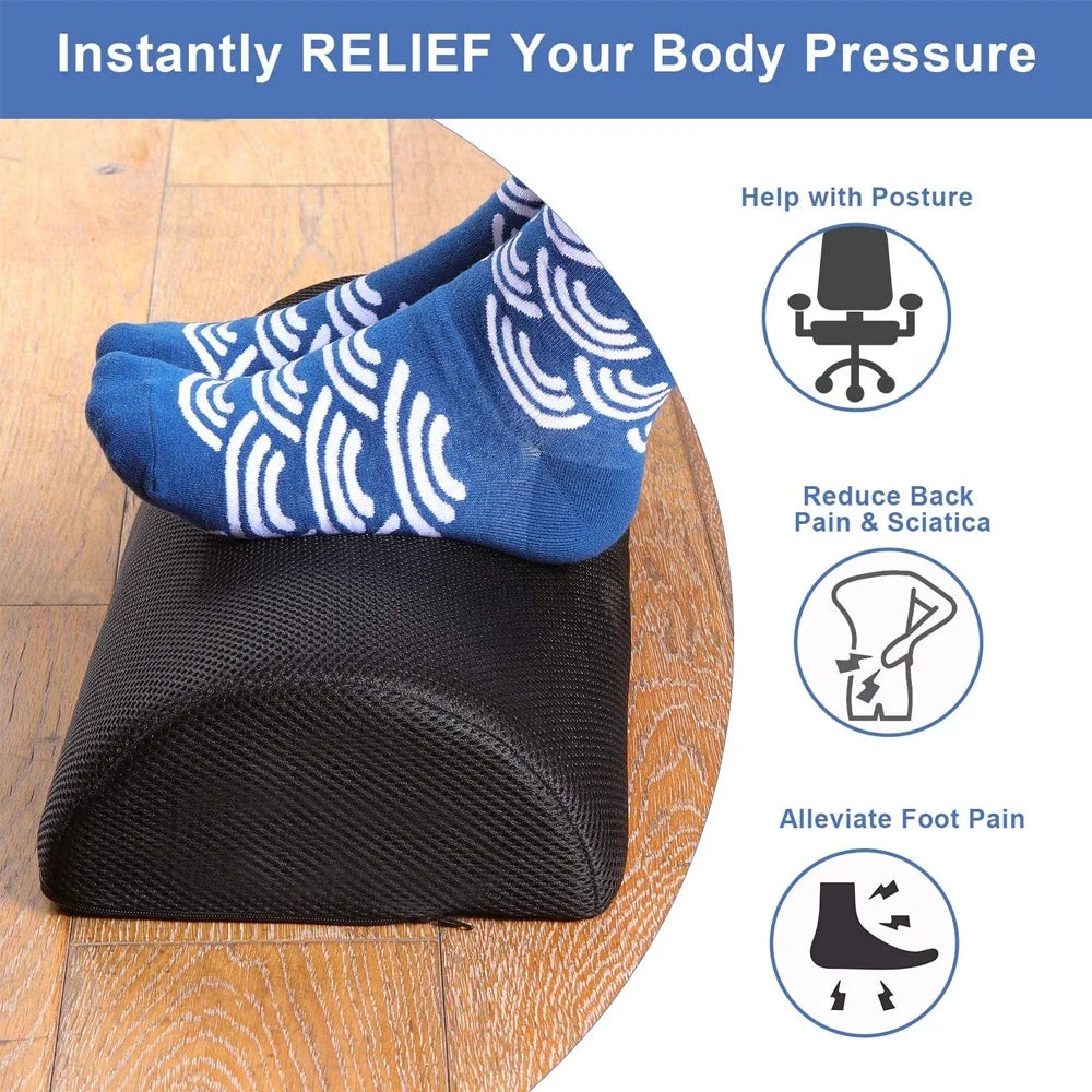 Ergonomic Under-Desk Foot Rest – Ultimate Comfort & Posture Support