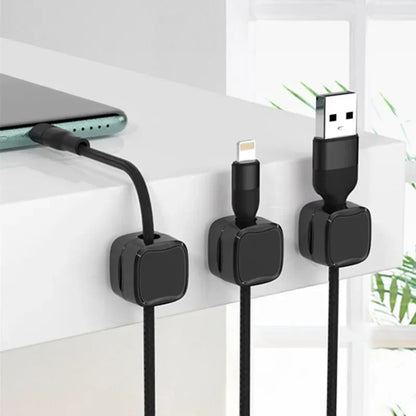Magnetic Cable Organizer – Tidy Up Your Desk with Adjustable Cord Management