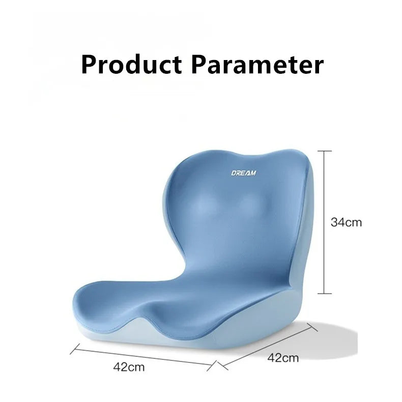 Orthopedic Memory Foam Seat Cushion – Ergonomic "L" Shape for Pain Relief & Comfort