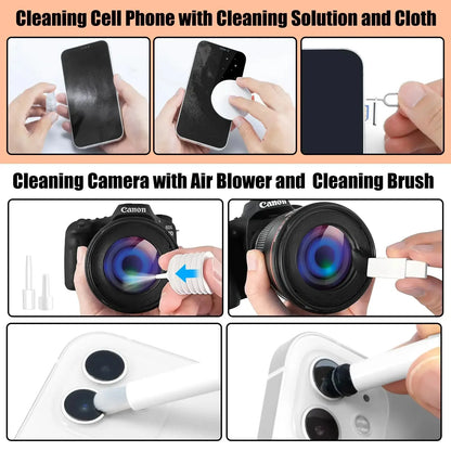 Keyboard & Screen Cleaning Kit – Multi-Purpose Cleaning Tools with Storage Box