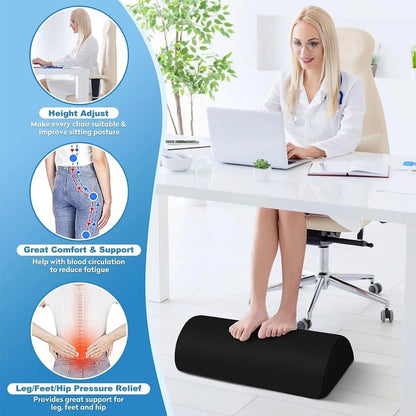 Ergonomic Under-Desk Foot Rest – Ultimate Comfort & Posture Support