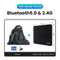 Wireless Ergonomic Vertical Mouse – Bluetooth 5.0 & 2.4G, 4000DPI, Silent Click