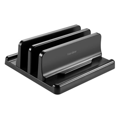 Adjustable Vertical Laptop Stand. 3-in-1 Space-Saving Holder for Laptops, Tablets & Phones
