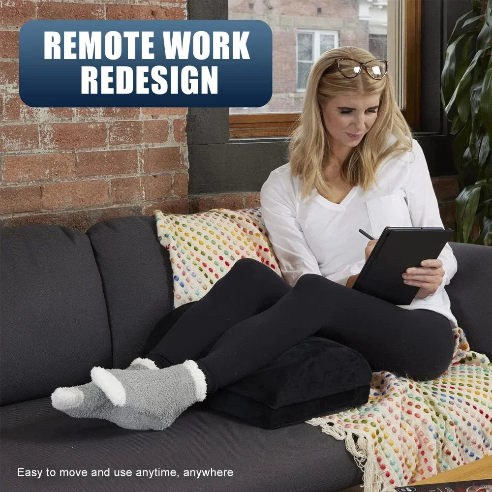 Adjustable Memory Foam Foot Rest – Ergonomic Under-Desk Support for Work, Home & Travel