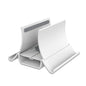 Adjustable Vertical Laptop Stand. 3-in-1 Space-Saving Holder for Laptops, Tablets & Phones