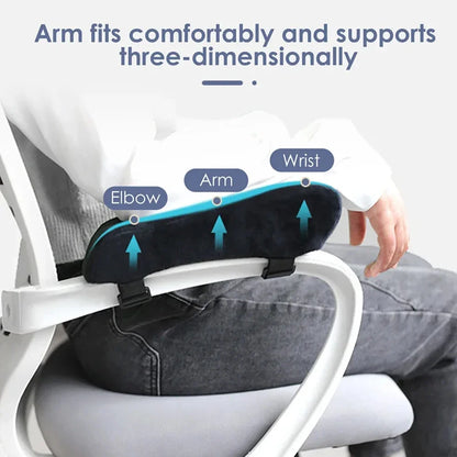 Ergonomic Armrest Pads – Soft Cushion Support for Office, Gaming & Desk Chairs