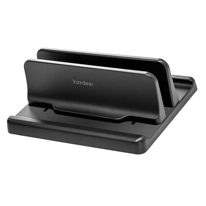 Adjustable Vertical Laptop Stand. 3-in-1 Space-Saving Holder for Laptops, Tablets & Phones