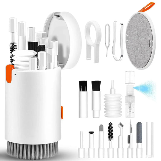 Keyboard & Screen Cleaning Kit – Multi-Purpose Cleaning Tools with Storage Box