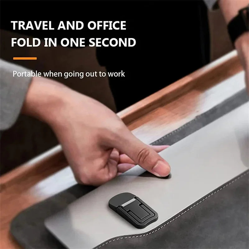 Portable Laptop Stand – Foldable, Adjustable & Invisible Design for MacBook & Notebooks
