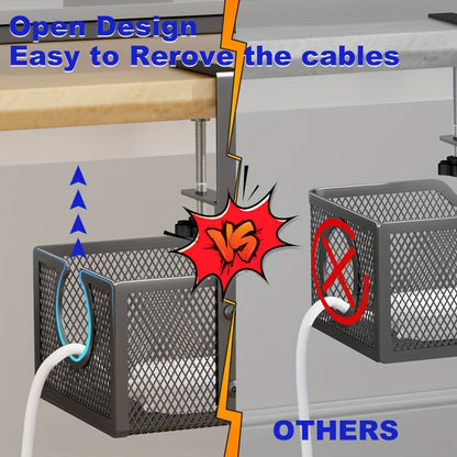 Under-Desk Cable/Cord Management Tray